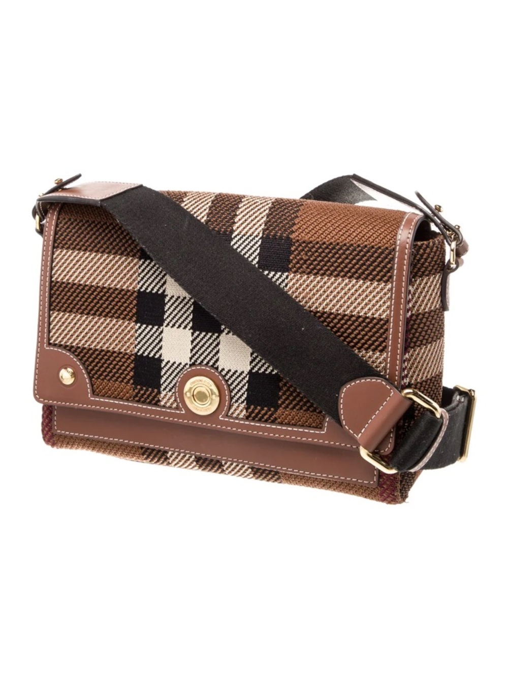 Burberry check note bag